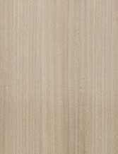 Light wood grain cabinet door with a modern, flat-panel design from the Deluxe Series.